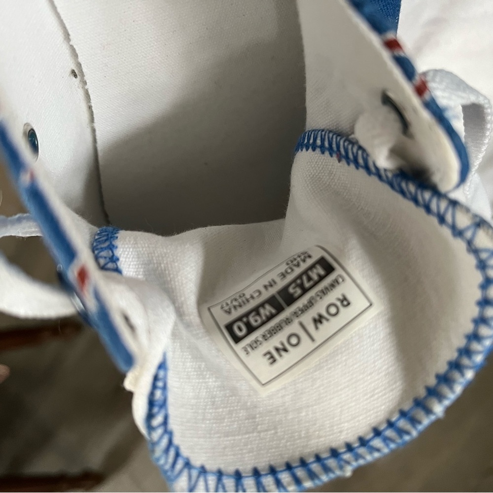 Row One Cubs canvas tennis shoes.